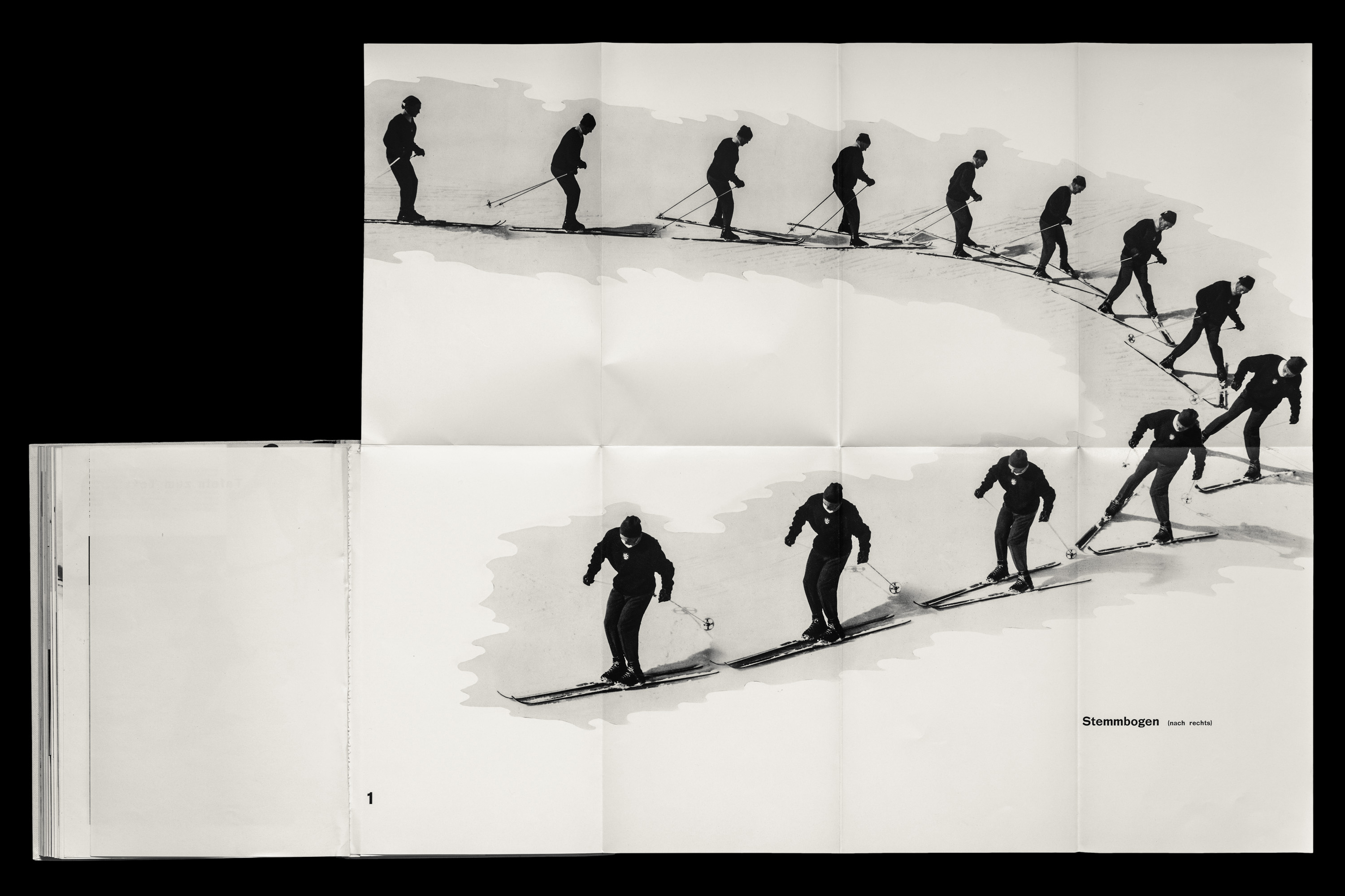 Dalla serie Static Motion © Carl Ander Fonte: Knaurs Ski-Buch, Franz Freund och Fulvio Campiotti, Droemersche Verlagsanstalt, 1960